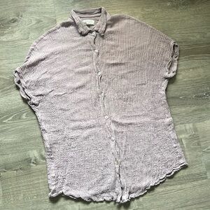 Gillia, Button Down T-shirt_Small